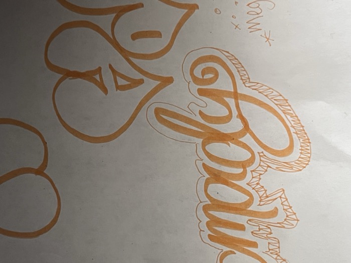 letras con corazón, foto