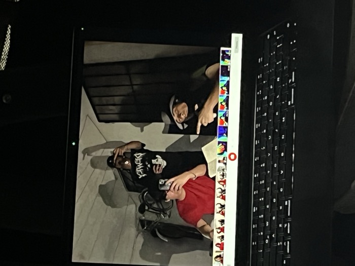 photo booth con los panas, foto